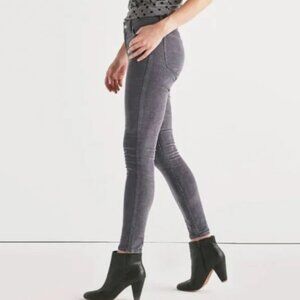 Lucky Brand Ava Mid Rise Skinny Corduroy Pants (Gray, size 8/29)